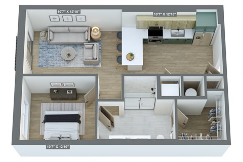 the floor plan of fountain court apartments
